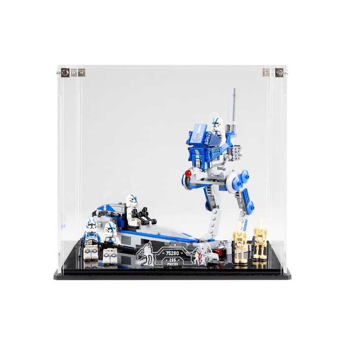Display case for LEGO®: Star Wars™ 501st Legion Clone Troopers (75280)