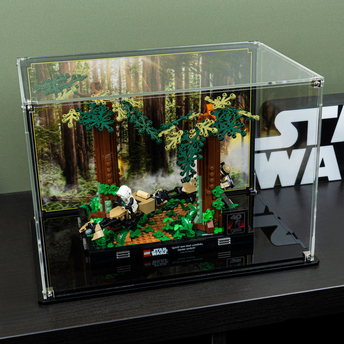 Display case for LEGO® Star Wars: Endor™ Speeder Chase Diorama (75353)