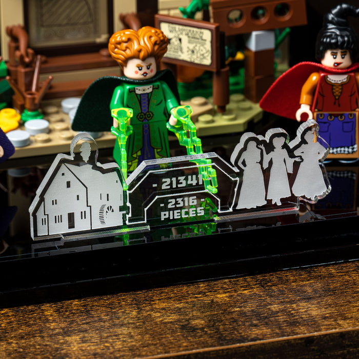 Display case for LEGO® Ideas Disney Hocus Pocus: Sanderson Sisters' Cottage (21341)