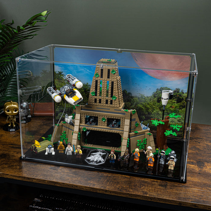 Display case for LEGO® Star Wars Yavin 4 Rebel Base (75365)