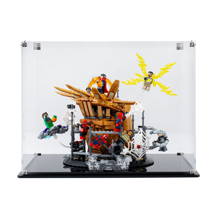 Clear display case for LEGO® Marvel Spider-Man Final Battle (76261)