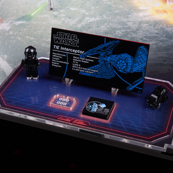 Limited Edition Display Case for LEGO® Star Wars TIE Interceptor™ (75382)