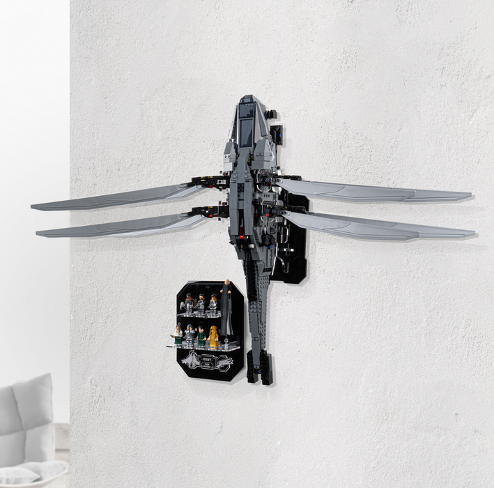 Wall mounted Display for LEGO® Icons Dune Atreides Royal Ornithopter (10327)