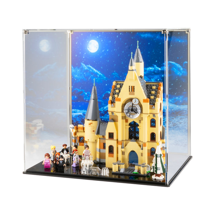 Display case for LEGO® Harry Potter: Hogwarts Clock Tower (75948)