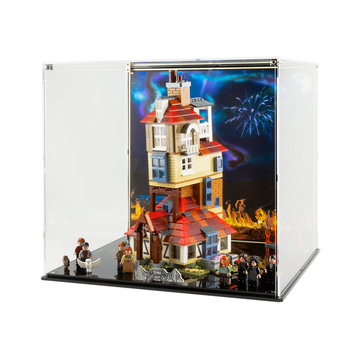 Display case for LEGO® Harry Potter: Attack on the Burrow (75980)