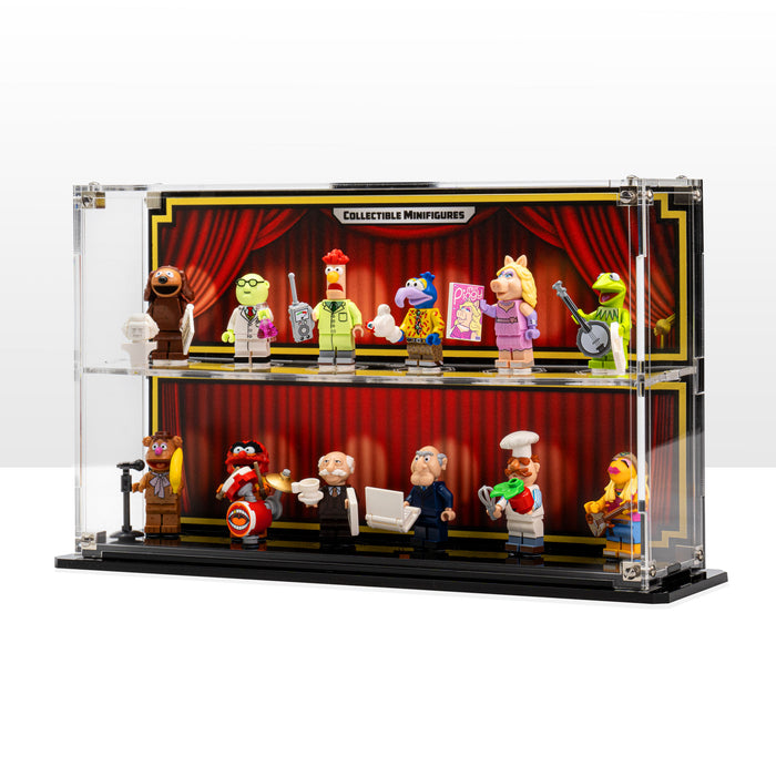 Wall Mounted Display Case for LEGO® The Muppets Collectable Minifigure Series (71033)