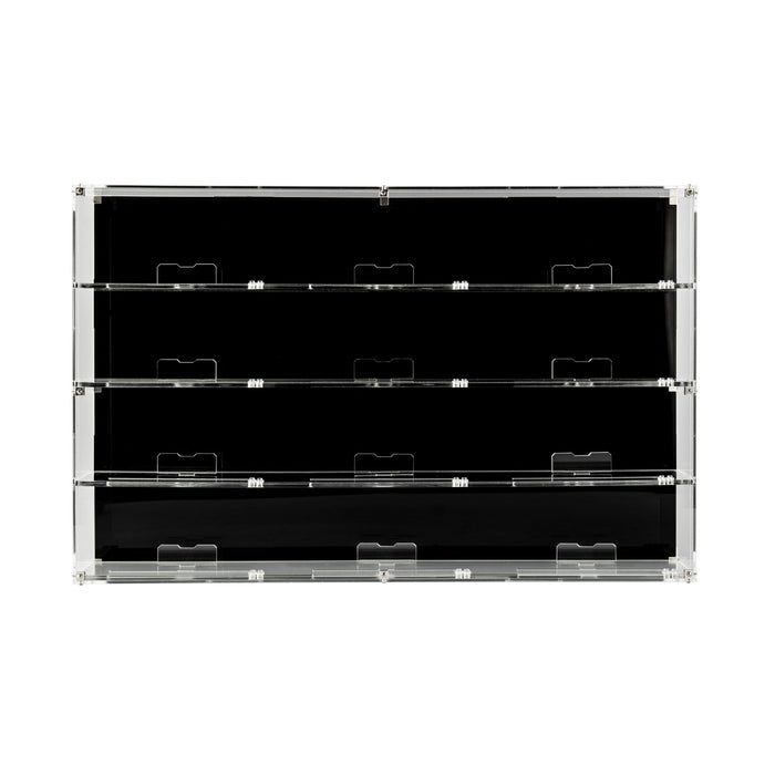 Wall mounted display case for 12x LEGO® Speed Champions Cars (4x3)