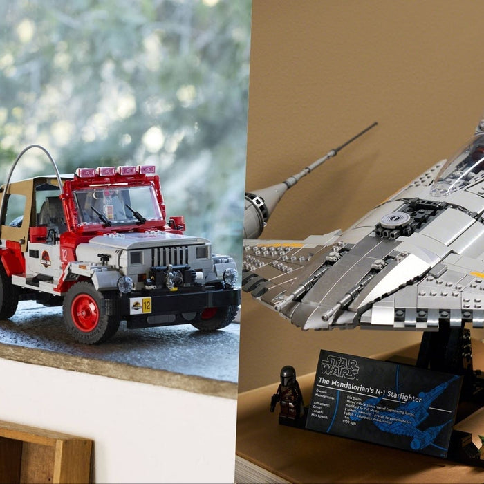 New LEGO Display Cases & Stands Coming in May 2026: Star Wars, Disney, Ferrari Helmets, Jurassic Park & More