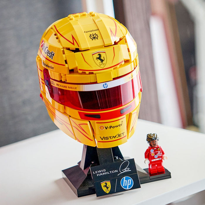 LEGO® Formula 1 Helmet Sets: Leclerc & Hamilton Ferrari Builds Revealed
