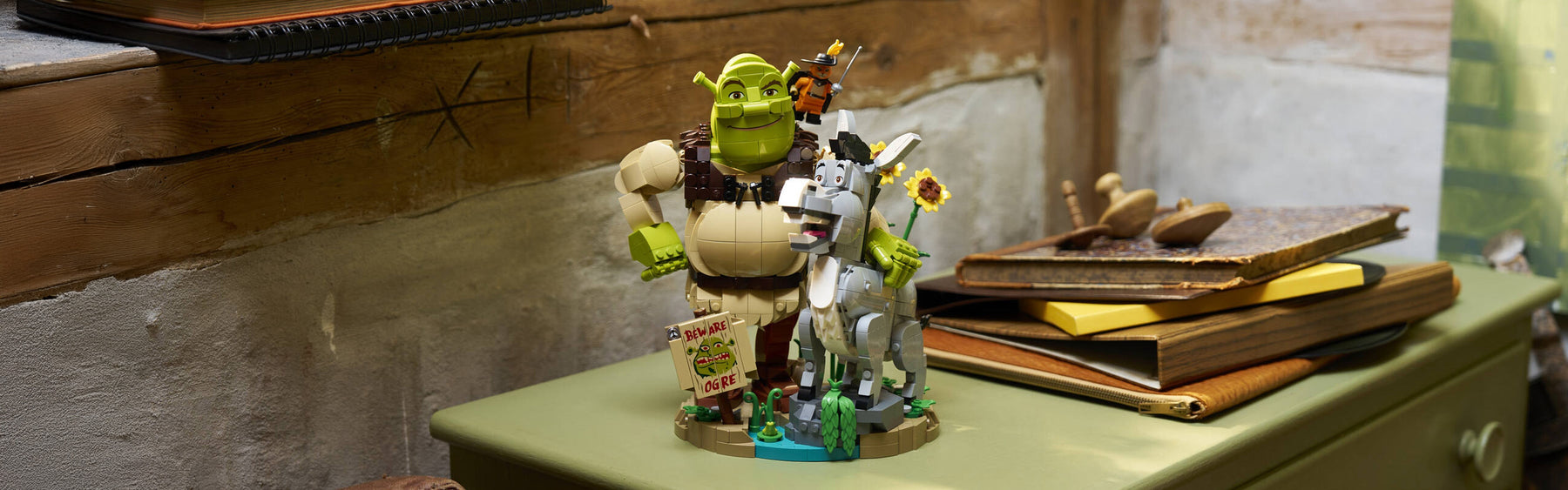 LEGO® Shrek, Donkey & Puss in Boots (72423): First-Ever LEGO Shrek Sets Revealed for 25th Anniversary