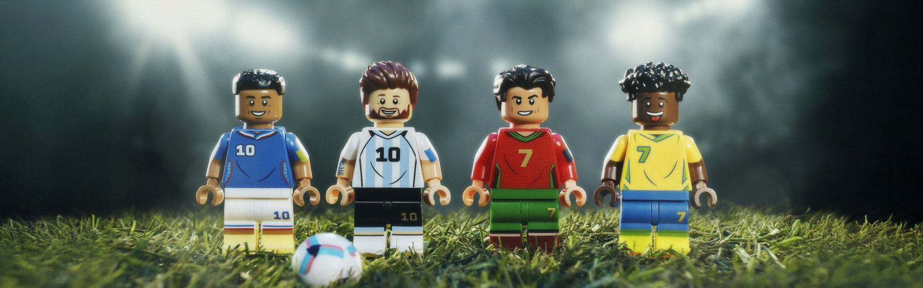 LEGO® Editions Football Sets Revealed: Messi, Ronaldo, Mbappé & Vini Jr. (43011, 43012, 43013, 43015, 43016, 43018, 43027)