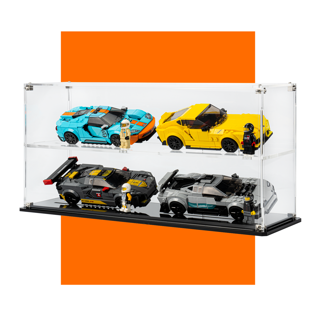 Display cases and stands for LEGO® Speed Champions — Wicked Brick