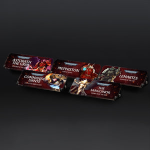 Plaques for Warhammer® 40,000 Blood Angels Miniatures