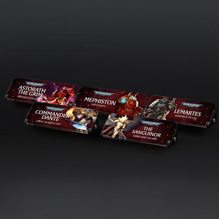 Plaques for Warhammer® 40,000 Blood Angels Miniatures