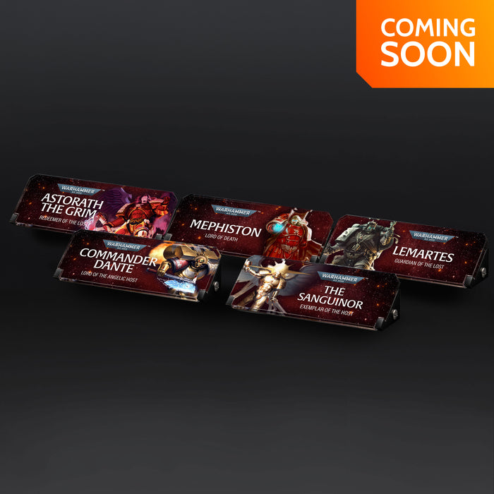 Plaques for Warhammer® 40,000 Blood Angels Miniatures