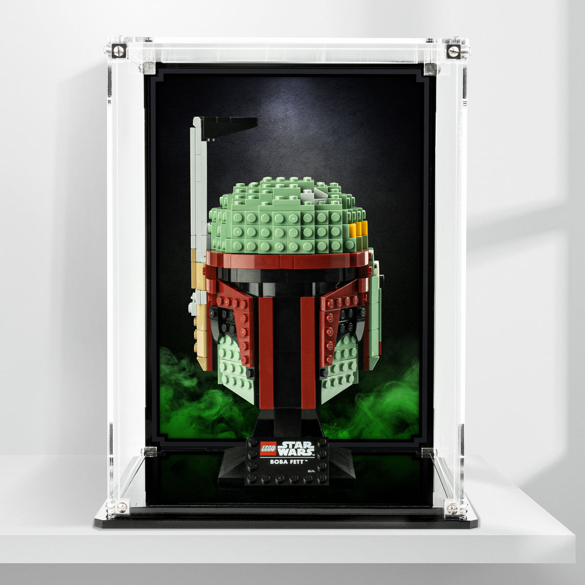 BRIXBOX Display case for LEGO® Star Wars™ Boba Fett Helmet 75277