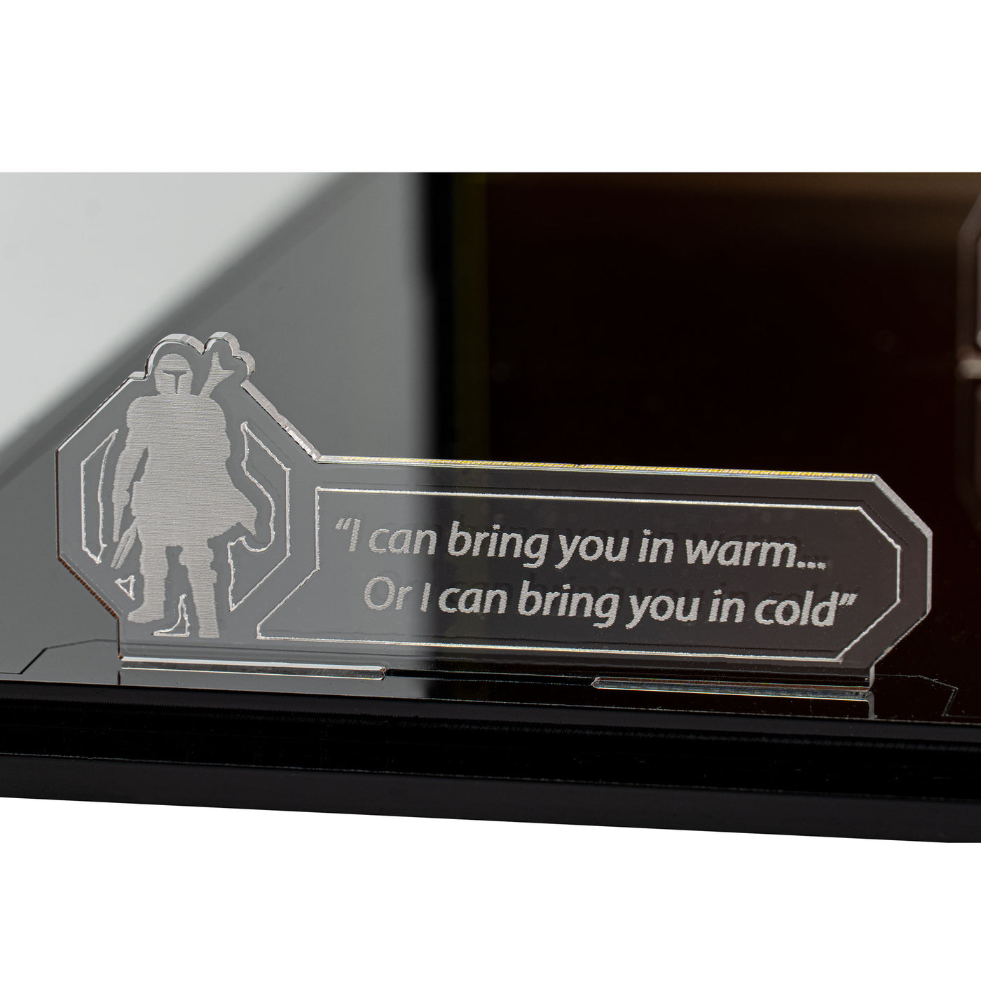 Display case for Star Wars™ Black Series Mandalorian Helmet — Wicked Brick