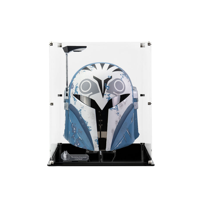 Display case for Star Wars™ Black Series Bo-Katan Kryze Helmet