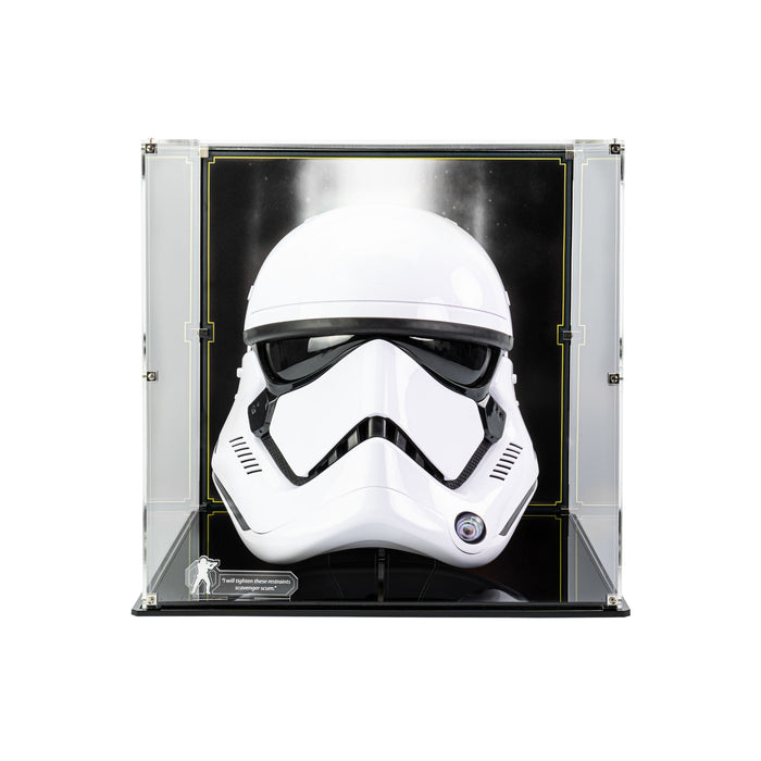 Display case for Star Wars™ Black Series First Order Stormtrooper Helmet