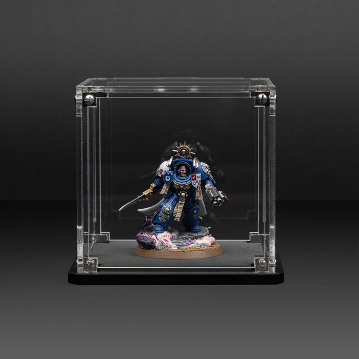 Display Case for Warhammer Miniature with Clear Background
