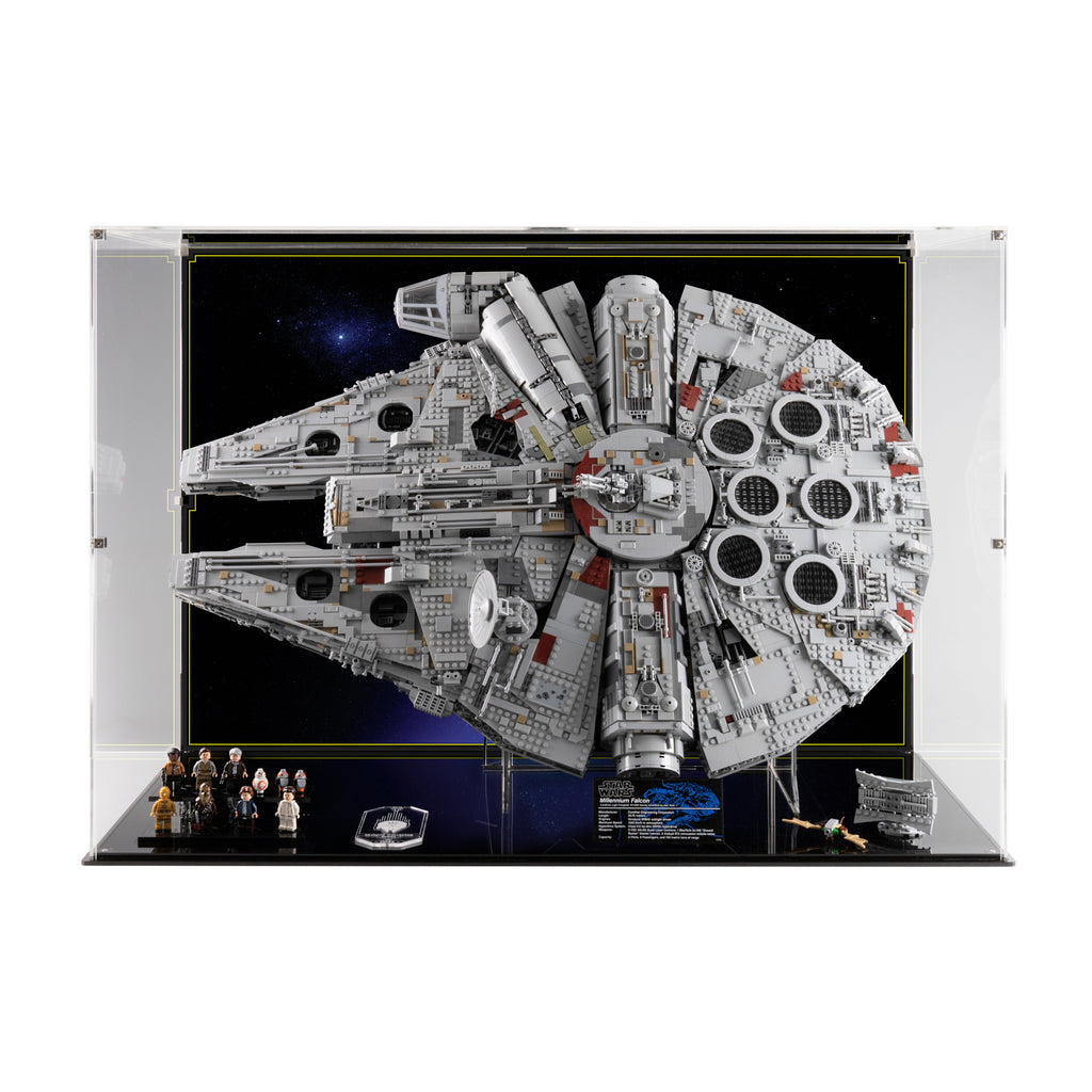 træ Flyselskaber cache Display Case for LEGO® Star Wars™ UCS Millennium Falcon (75192 & 10179 —  Wicked Brick