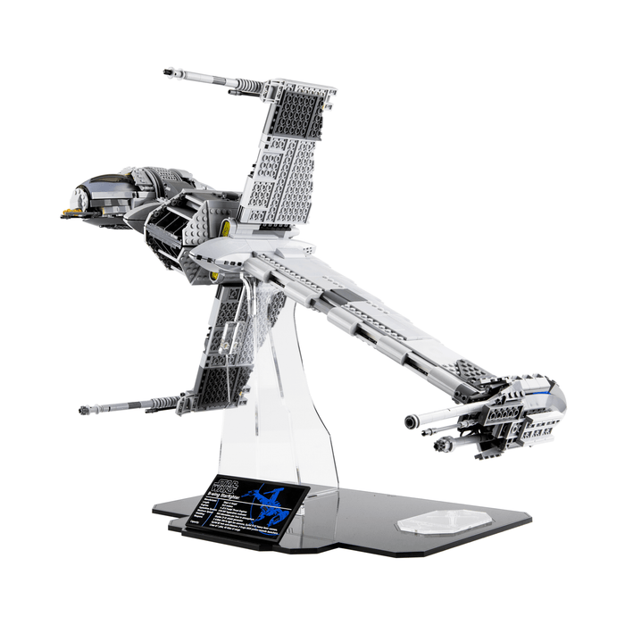 Display stand for LEGO® Star Wars™ UCS B-Wing Starfighter (10227)
