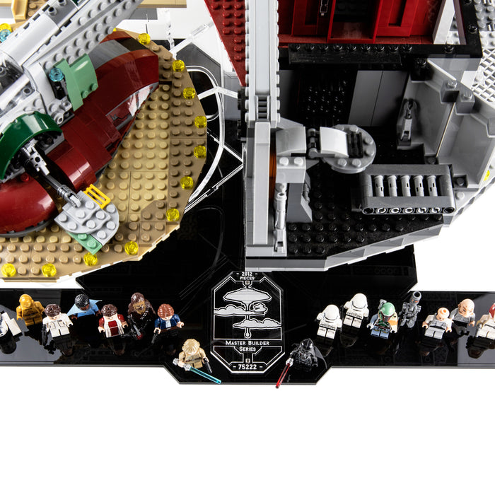 Display stand for LEGO® Star Wars™ Betrayal at Cloud City (75222)