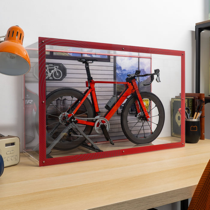 2-in-1 Display Case for LEGO® Icons: Road Bike (11380)