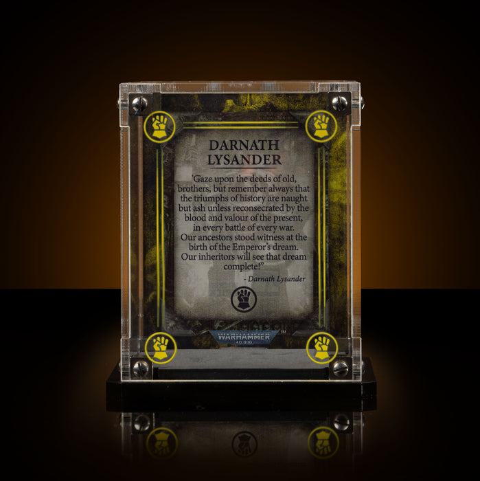 Limited Edition Display Cases for Warhammer® 40,000 Imperial Fists