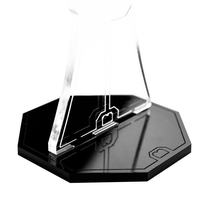 Display stand for LEGO® Star Wars™ Black Ace Interceptor (75242)