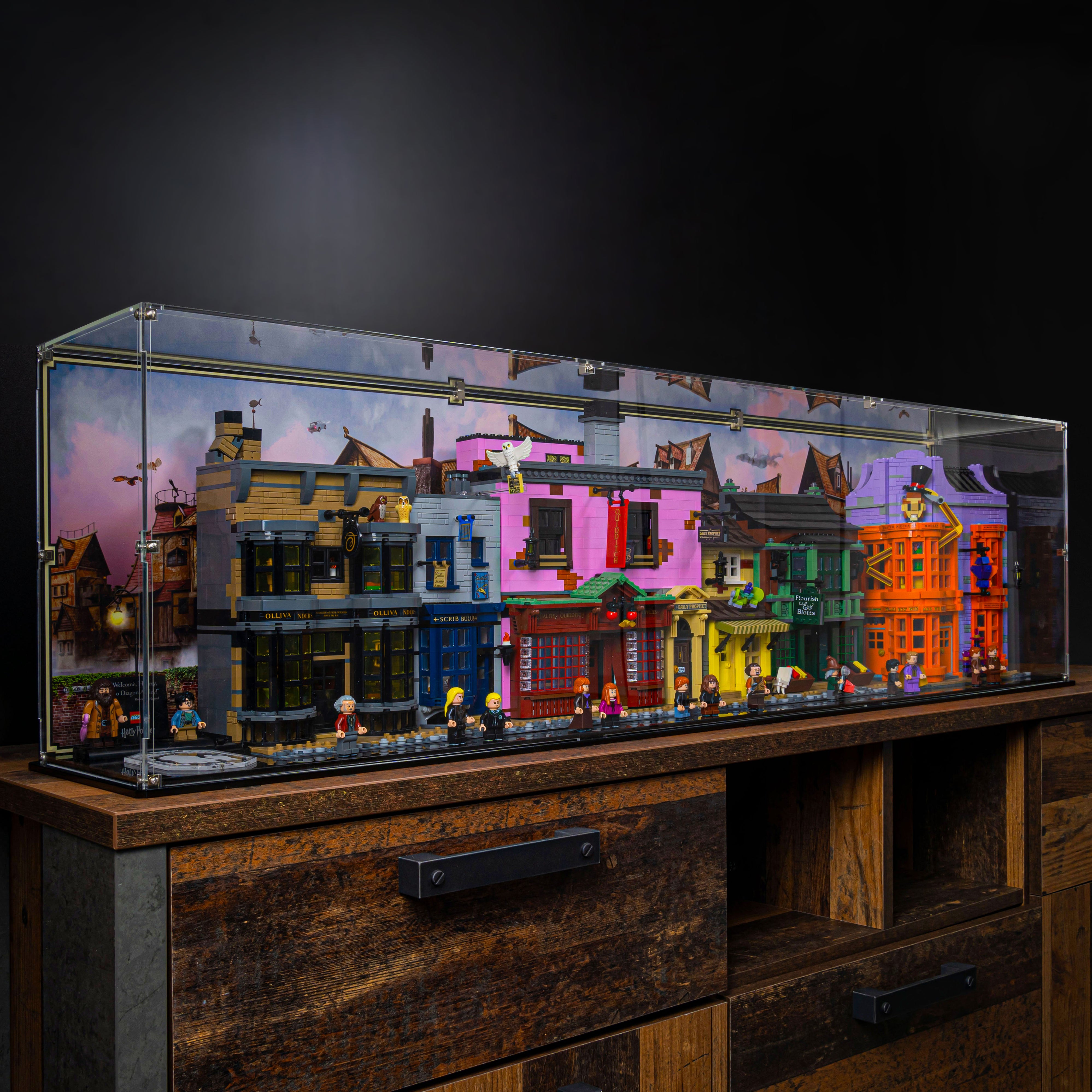 Display Case For LEGO Harry Potter Diagon Alley 75978 Wicked Brick display-case-for-lego-harry-potter-diagon-alley-75978-wicked-brick
