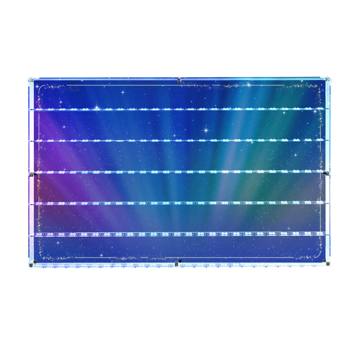 Wall Mounted Tiered Display Cases for LEGO® Minifigures