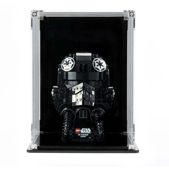 Display case for LEGO® Star Wars™ TIE Fighter pilot helmet (75274)