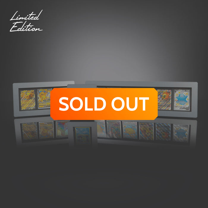 Limited Edition Silver Display Frame for Trading Cards