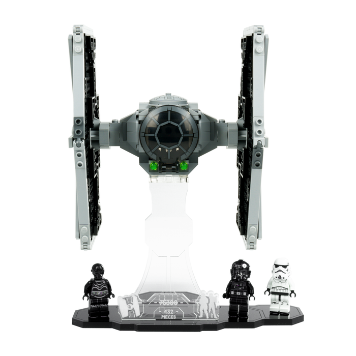 Display stand for LEGO® Star Wars™ Imperial TIE Fighter (75300)