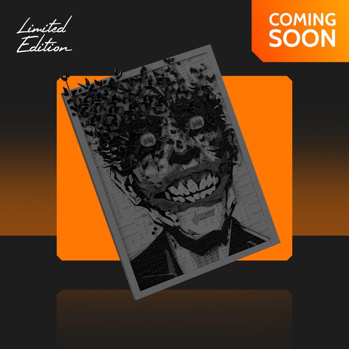 Limited Edition Wall Mounted Display Case for LEGO® Art: The Joker™ Wall Art Comic Cover (67012)