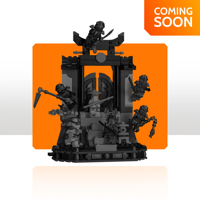 Display Case for LEGO® Ninja Character Display 15th Anniversary (71866)