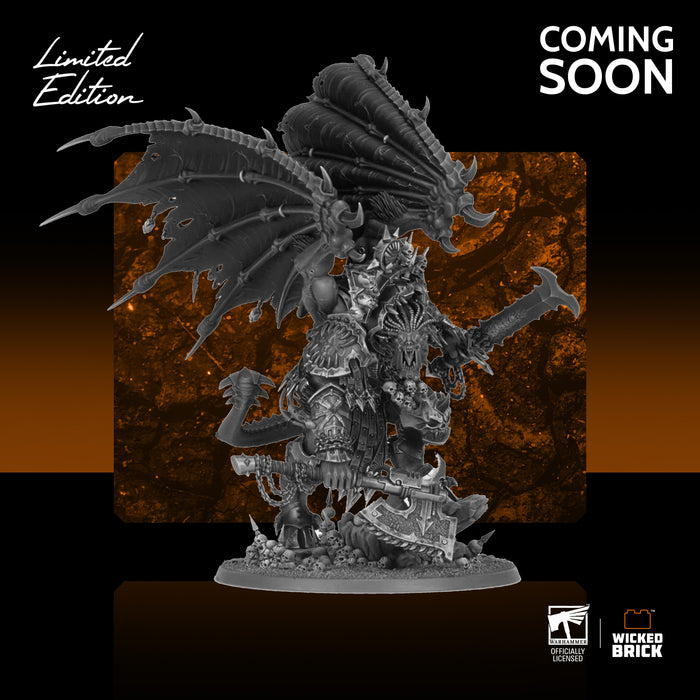 Limited Edition Display Case for Warhammer® 40,000 Angron – Daemon Primarch of Khorne