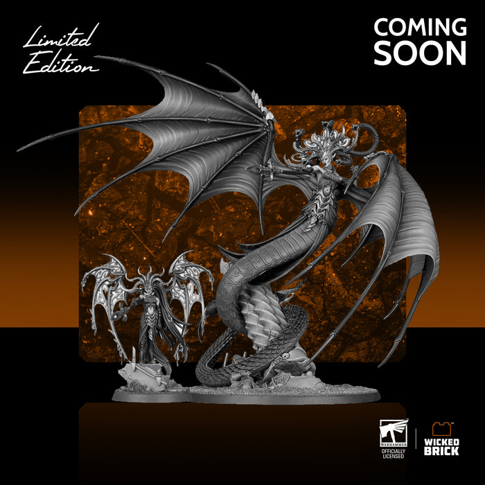 Limited Edition Display Case for Warhammer® Age Of Sigmar Morathi-Khaine and The Shadow Queen