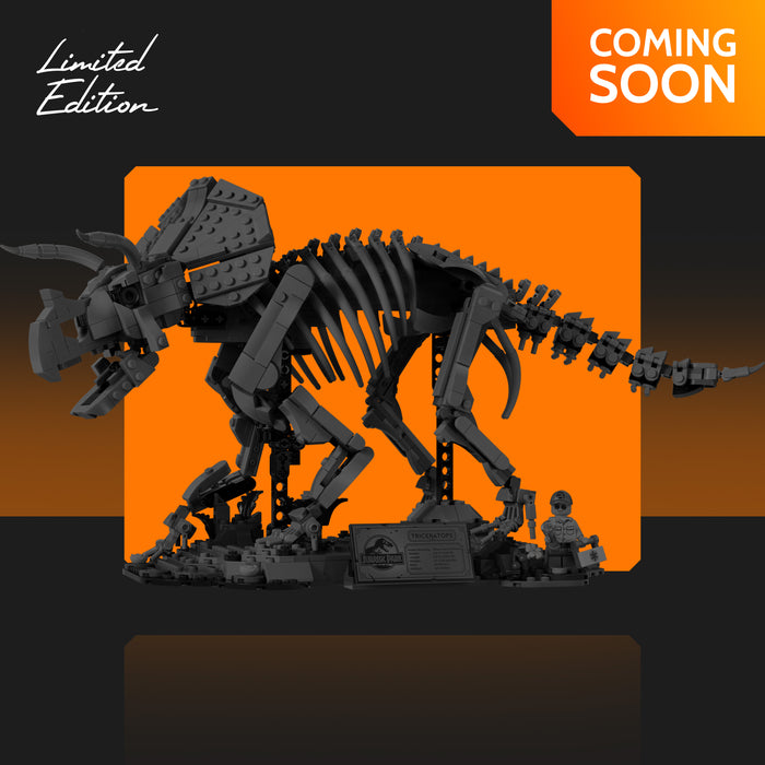 Limited Edition Display Case for LEGO® Dinosaur Fossils: Triceratops (77985)