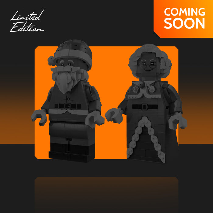 Limited Edition Display Case for LEGO® Up-Scaled Mrs. Claus & Santa Minifigure (40820) (40875)