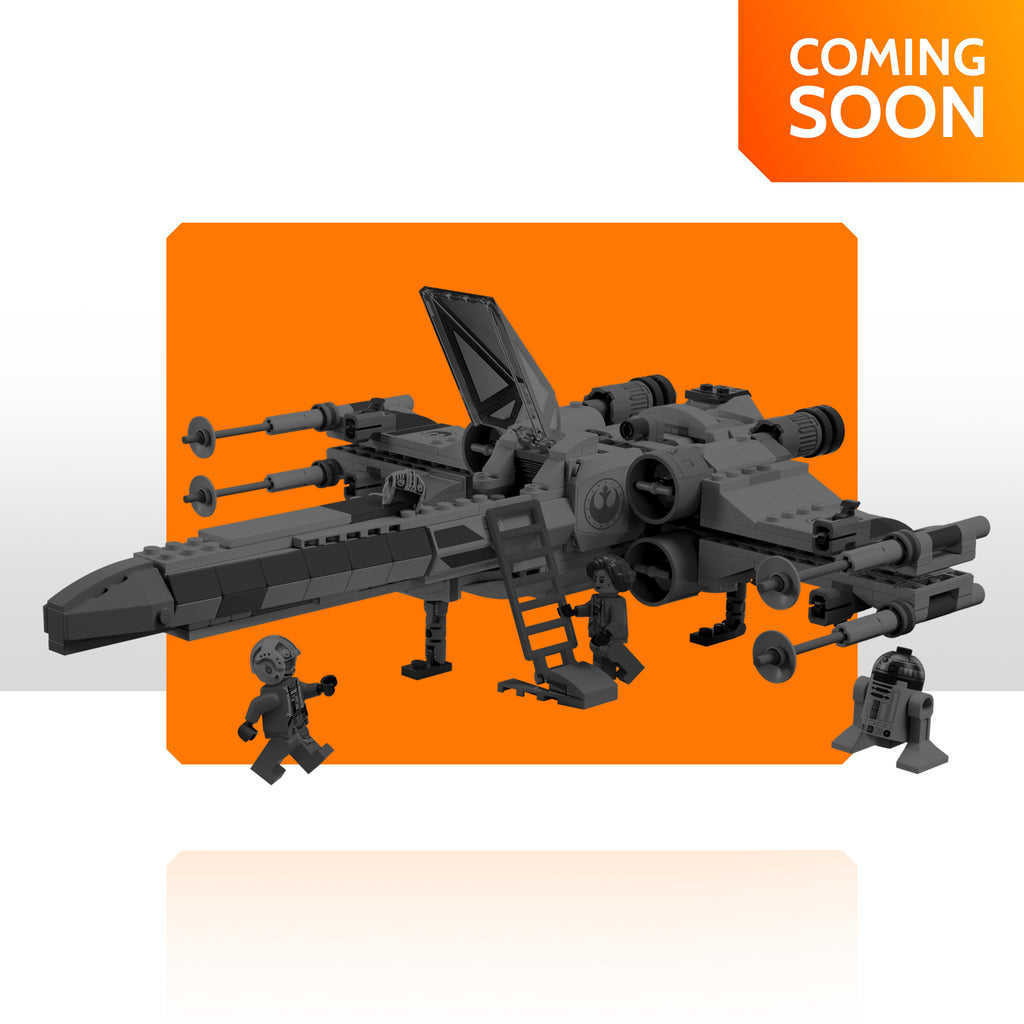 Display Case for LEGO Star Wars New Republic X-Wing Starfighter