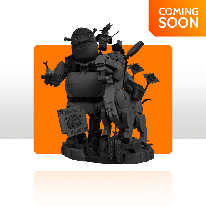 Display Case for LEGO® Shrek, Donkey & Puss in Boots (72423)