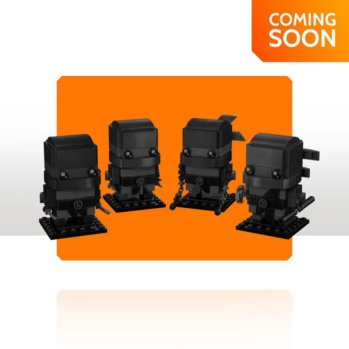 Display Case for LEGO® Brickheadz Teenage Mutant Ninja Turtles Figures (40878)