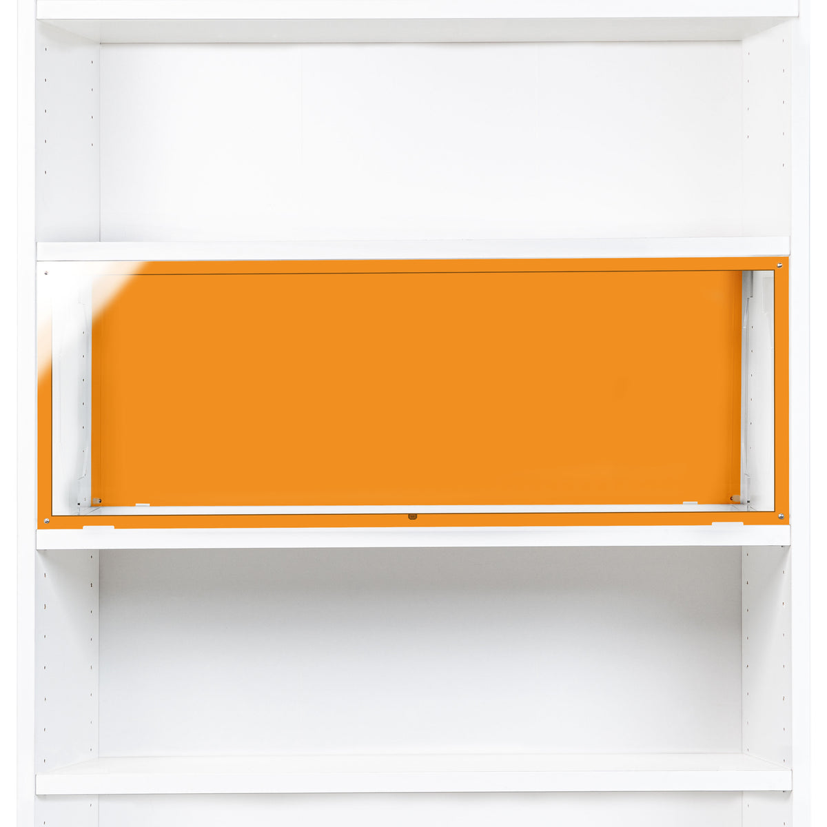 Window Display Solution for IKEA BILLY Bookcase 80cm Wide - Orange