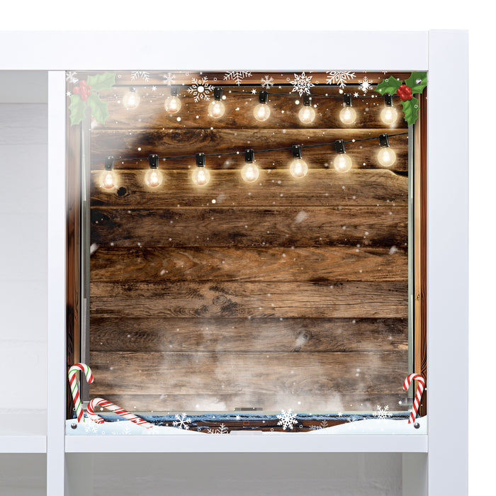 Decorative Christmas Window Display Solution for IKEA® KALLAX