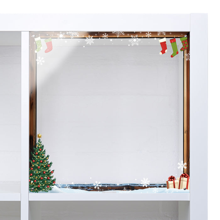 Decorative Christmas Window Display Solution for IKEA® KALLAX