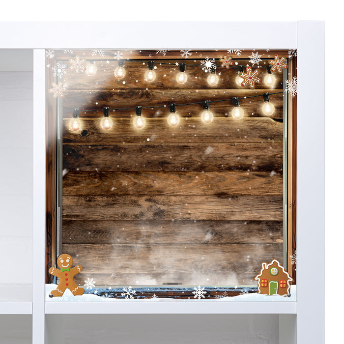 Decorative Christmas Window Display Solution for IKEA® KALLAX