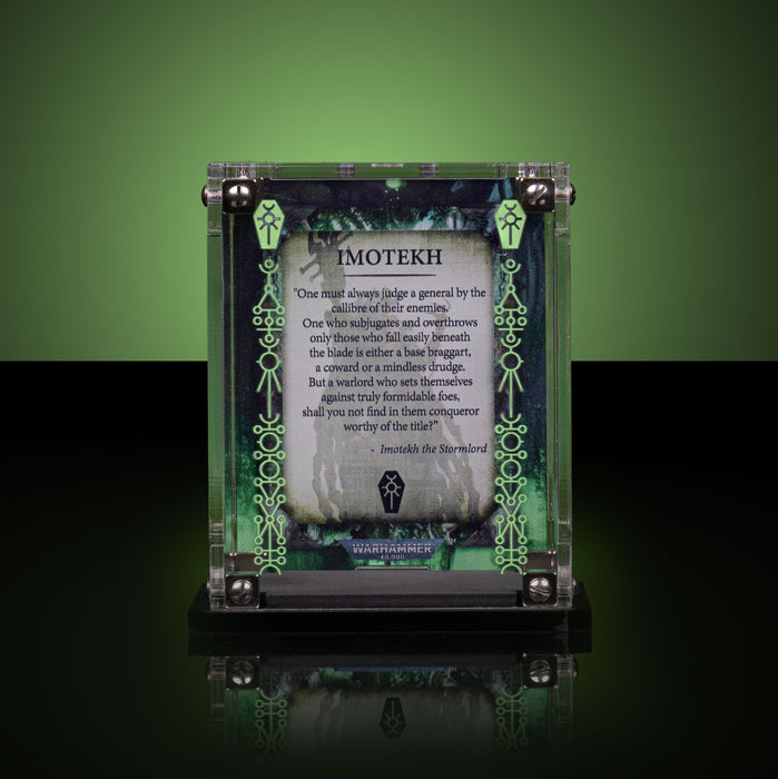 Limited Edition Display Cases for Warhammer® 40,000 Necrons