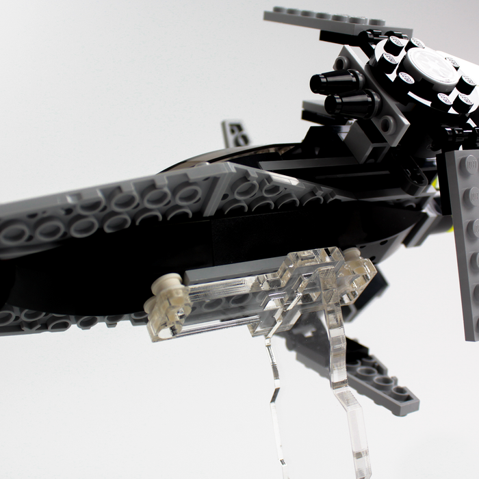 Display stand for LEGO Star Wars Imperial V Wing Starfighter 7915